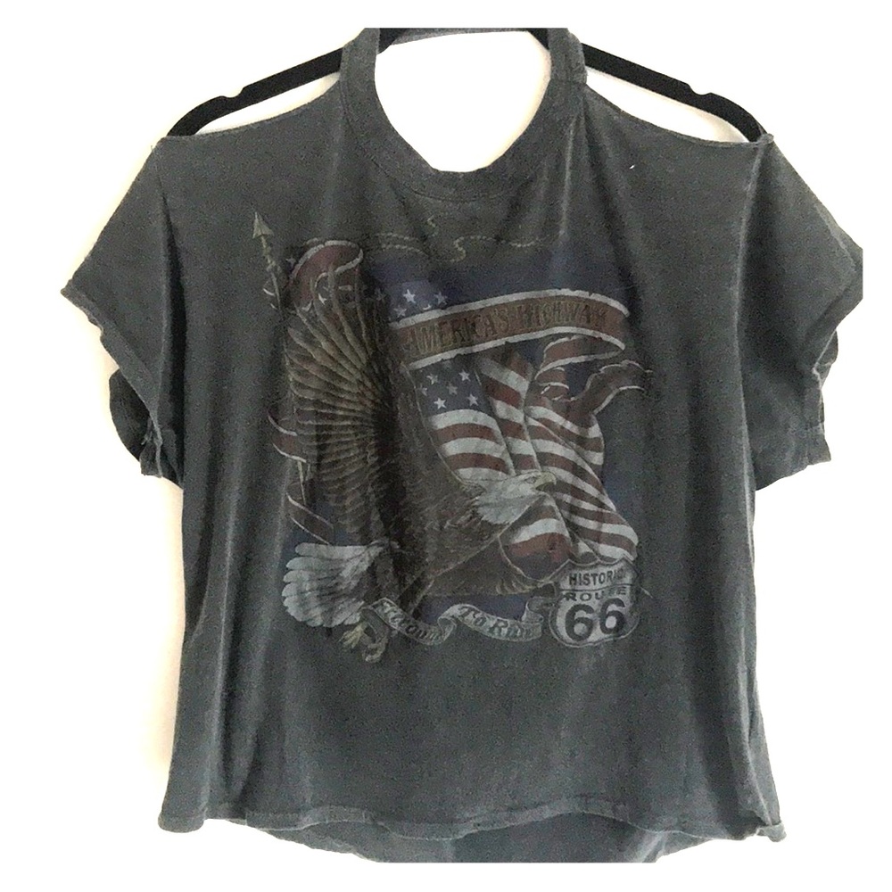 Backless tee